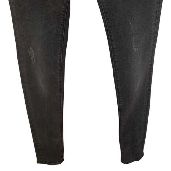 ZADIG & VOLTAIRE Eva Gris Destroy Deluxe Black Skinny Jeans Size 26 - Picture 7 of 16